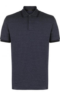Хлопковое поло с короткими рукавами Ermenegildo Zegna