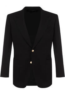 Однобортный шерстяной пиджак Tom Ford
