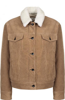 Вельветовая куртка с воротником из овчины Rag&amp;Bone Rag&Bone