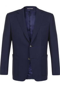 Однобортный хлопковый пиджак Canali