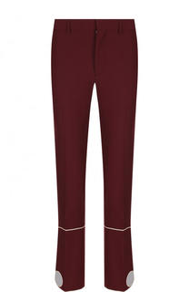 Брюки прямого кроя с аппликацией CALVIN KLEIN 205W39NYC