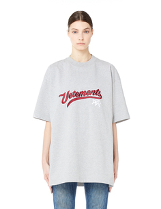 Объемная футболка с логотипом Vetements