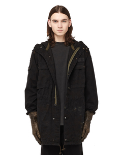 Хлопковая парка на молнии Blackyoto