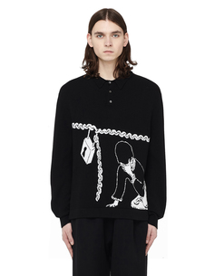 Шерстяное поло Boy With Chain Enfants Riches Deprimes
