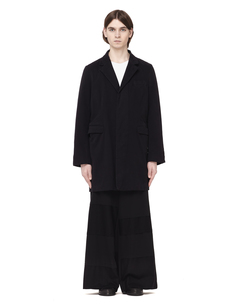 Хлопковое пальто со скрытой застежкой Ann Demeulemeester