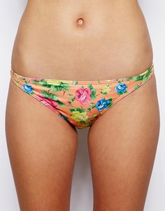 Бразильские трусы бикини с цветочным принтом ASOS Maisy - Мульти