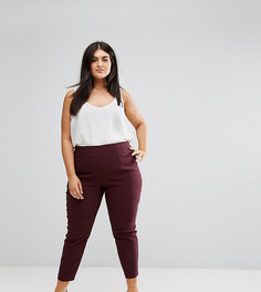 Укороченные брюки скинни ASOS CURVE - Фиолетовый