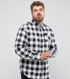 Рубашка в решетчатую клетку Brave Soul PLUS - Черный