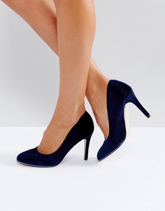 Туфли на высоком каблуке с круглым носком Miss KG - Темно-синий
