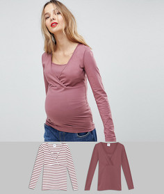 2 топа с запахом Mamalicious 2 - Мульти Mama.Licious