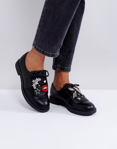 Туфли на плоской подошве Park Lane Customised - Черный