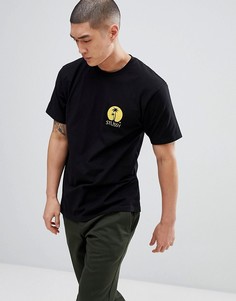 Футболка с пальмовым принтом Stussy - Черный