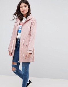Летняя парка с трикотажной подкладкой ASOS - Розовый