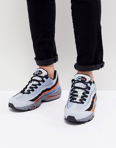 Серые кроссовки Nike Air Max 95 Premium 538416-015 - Серый