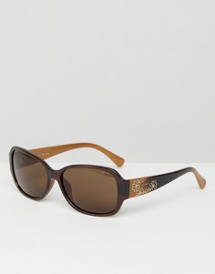 Коричневые квадратные солнцезащитные очки Esprit - Коричневый