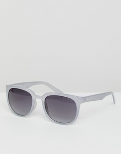 Серые круглые солнцезащитные очки Esprit - Серый