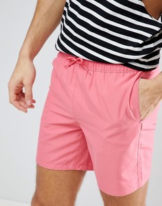 Розовые шорты для плавания средней длины ASOS - Розовый