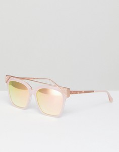 Розовые солнцезащитные очки кошачий глаз Ted Baker TB1489 208 Dawn - Розовый