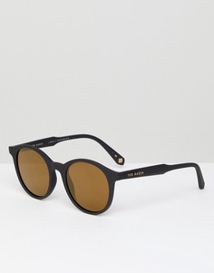 Черные круглые солнцезащитные очки Ted Baker TB1503 001 Odell - Черный