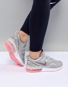 Серые кроссовки Nike Running Air Max Fury - Серый