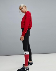 Красные леггинсы в стиле колор блок Nike Training - Красный