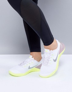 Серебристо-белые кроссовки Nike Training Metcon 4 - Мульти