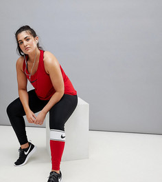 Красные леггинсы в стиле колор блок Nike Plus Training - Красный
