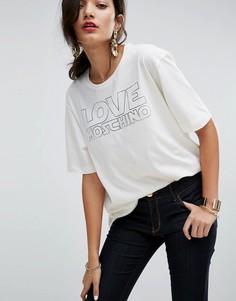 Футболка Love Moschino - Белый