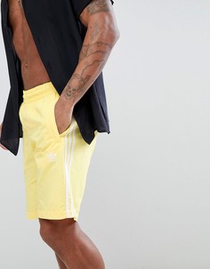 Желтые шорты для плавания adidas Originals adicolor CW1307 - Желтый