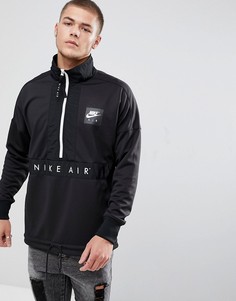 Черная куртка с короткой молнией Nike Air 918324-010 - Черный