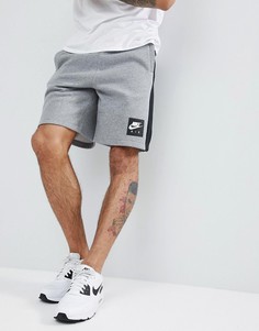 Серые трикотажные шорты Nike Air 886052-091 - Серый
