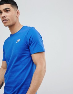Синяя футболка с логотипом Nike Futura 827021-463 - Синий