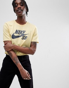 Желтая футболка с логотипом Nike SB 821946-721 - Желтый
