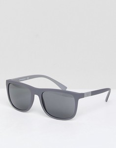 Квадратные солнцезащитные очки Emporio Armarni - Черный