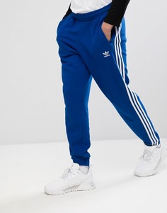 Синие джоггеры с 3 полосками adidas Originals adicolor CW2430 - Синий