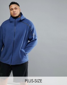 Худи темно-синего цвета adidas PLUS ZNE 2 CE4259 - Темно-синий