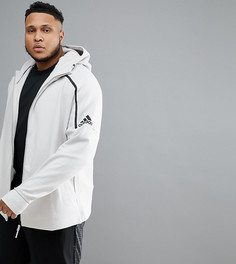 Худи кремового цвета adidas PLUS ZNE 2 CW1347 - Кремовый