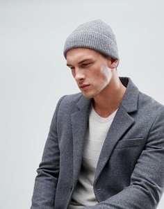 Серая рыбацкая шапка‑бини ASOS - Серый