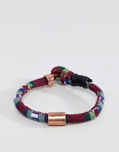 Разноцветный плетеный браслет Icon Brand эксклюзивно для ASOS - Мульти