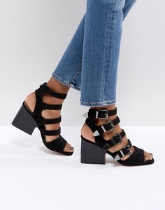 Босоножки на каблуке с пряжкой ASOS TILDA - Черный