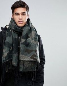 Камуфляжный шарф Jack &amp; Jones - Серый