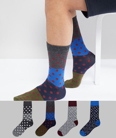 4 пары носков Jack & Jones - Мульти