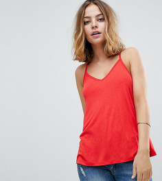 Свободный топ на тонких бретельках ASOS PETITE - Красный