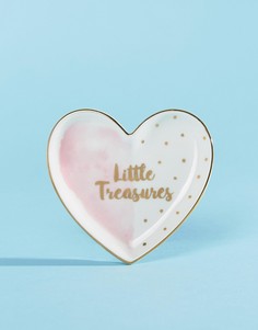 Подставка для мелких вещей с надписью Little Treasures эксклюзивно для Sass &amp; Belle - Мульти