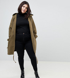 Легкая парка ASOS CURVE - Зеленый