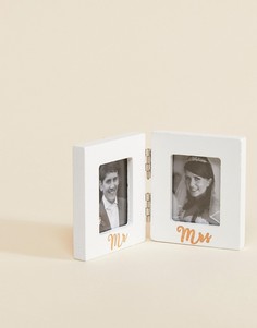 Свадебная фоторамка Mr &amp; Mrs Sass &amp; Belle - Мульти