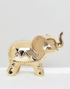 Копилка в форме золотистого слона New Look - Золотой
