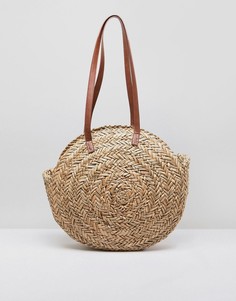 Соломенная сумка ASOS - Розовый