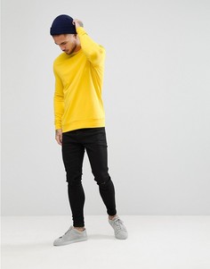 Желтый обтягивающий свитшот ASOS - Желтый