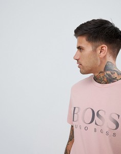 Футболка узкого кроя с логотипом BOSS By Hugo Boss - Розовый